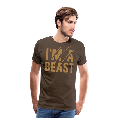 Männer Premium T-Shirt - Edelbraun