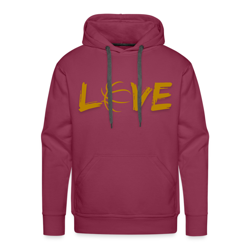 Männer Premium Hoodie - Bordeaux
