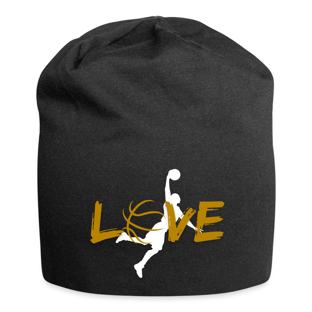Basketball Love Jersey-Beanie - Schwarz