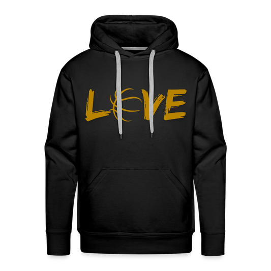 Männer Premium Hoodie - Schwarz