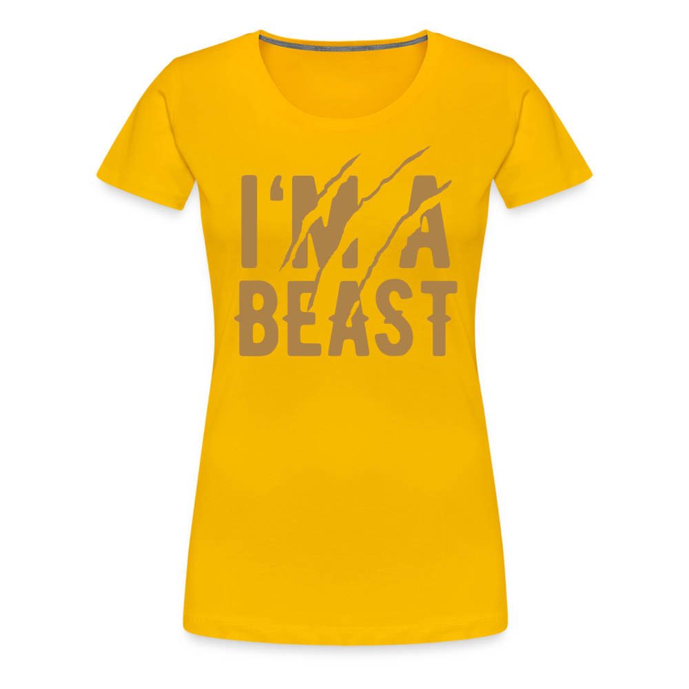Frauen Premium T-Shirt - Sonnengelb