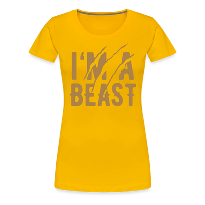 Frauen Premium T-Shirt - Sonnengelb