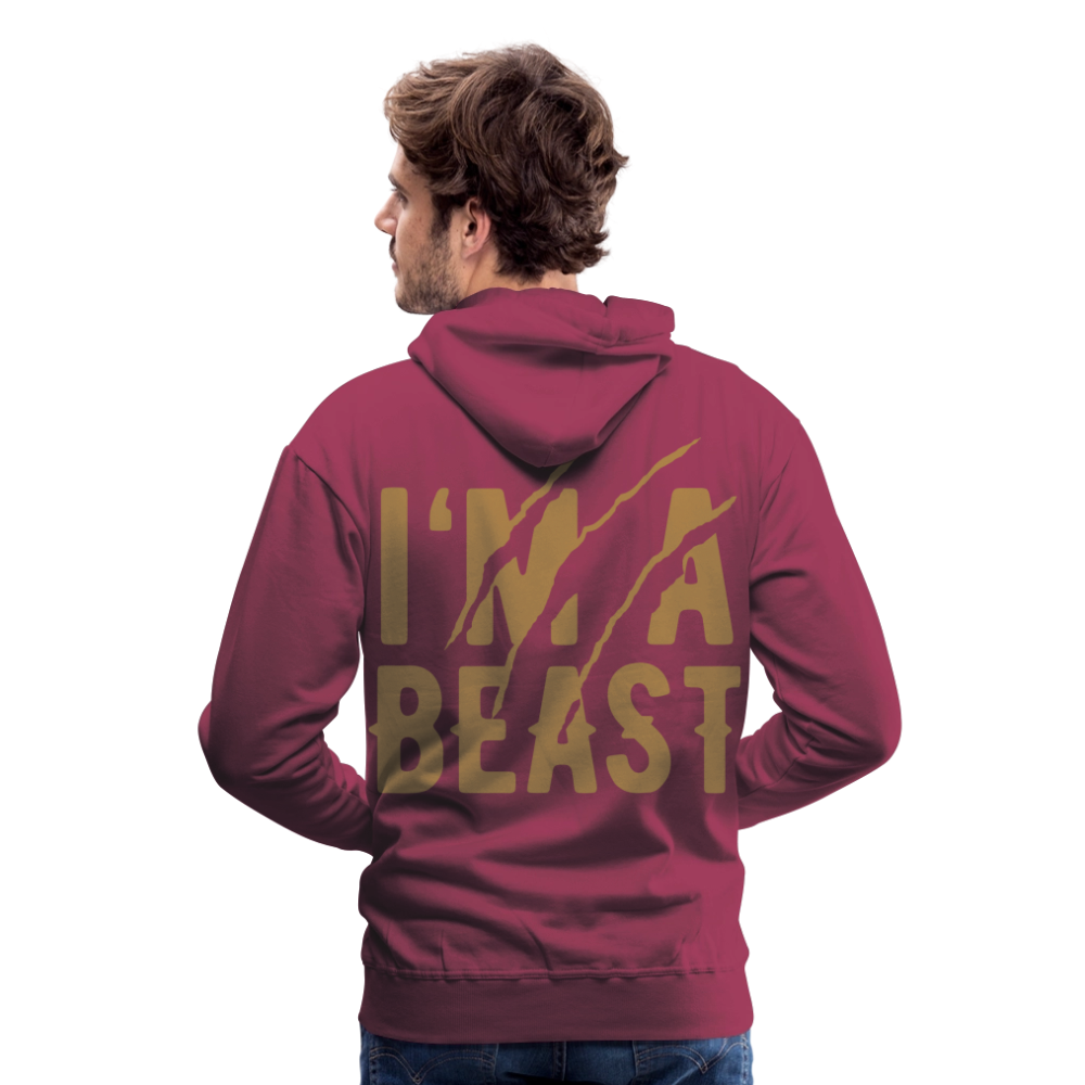 Männer Premium Hoodie - Bordeaux