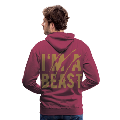 Männer Premium Hoodie - Bordeaux
