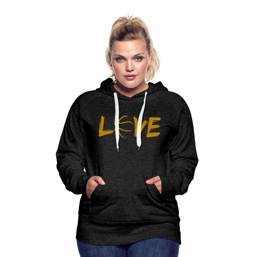 Frauen Premium Hoodie - Anthrazit