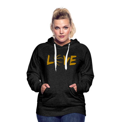 Frauen Premium Hoodie - Anthrazit