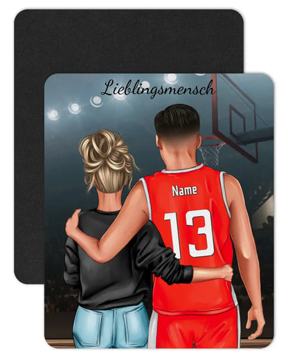 Personalisiertes Mauspad Basketball