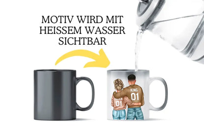 Personalisiertes Paar - King/Queen Tasse