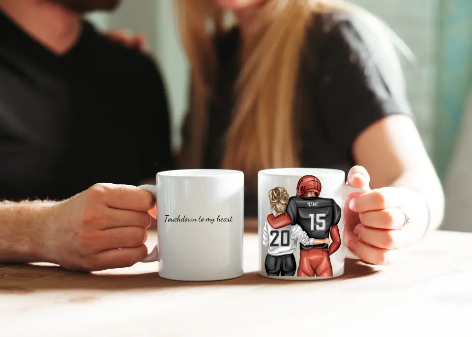 Personalisiertes Paar Tasse