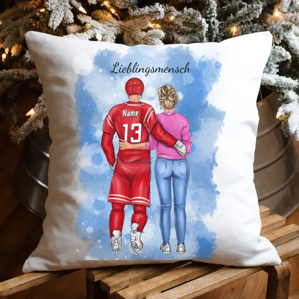 Personalisiertes Ice Hockey Kissen