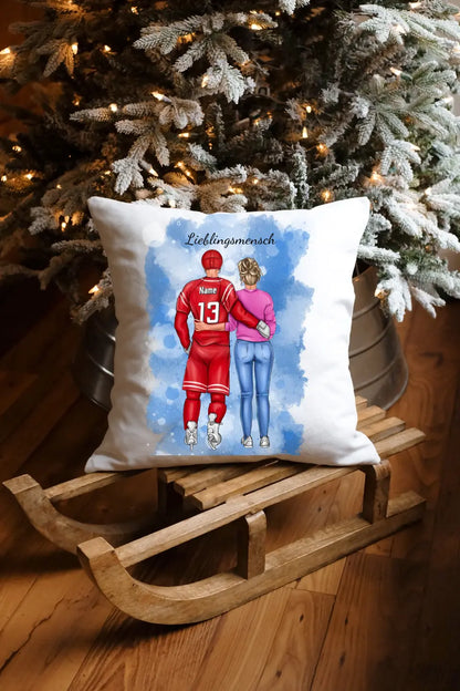 Personalisiertes Ice Hockey Kissen