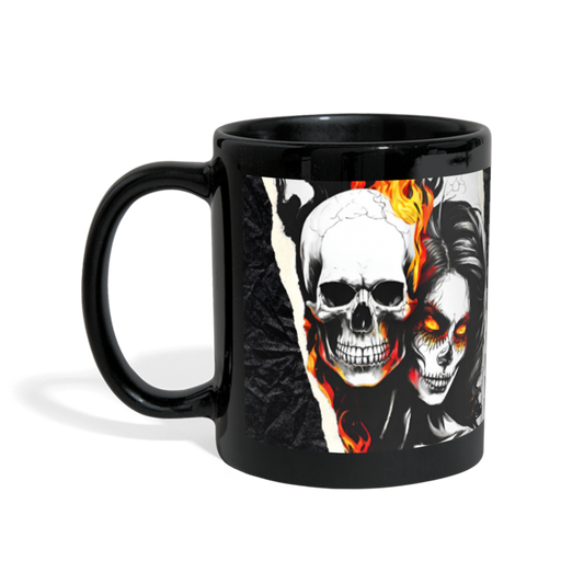 Skull Couple Hot Love - Schwarz