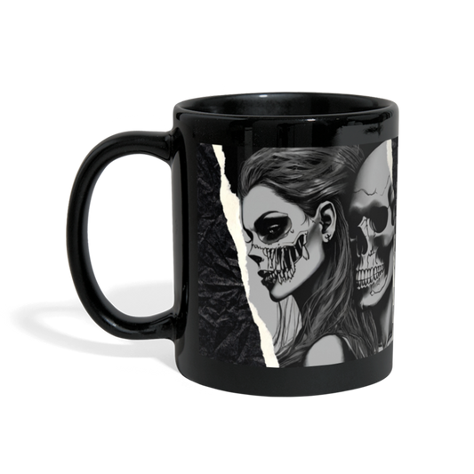 Skull Couple Death Love - Schwarz