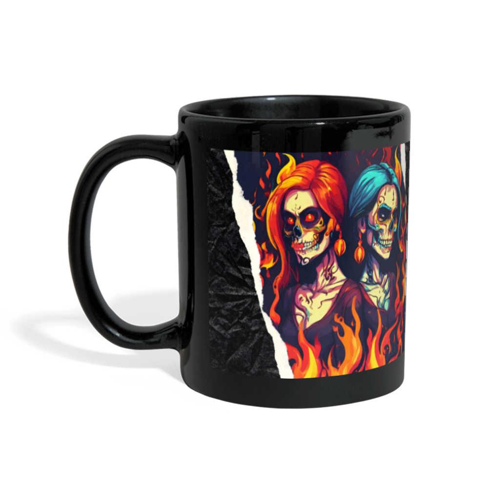Skull Couple Hot Sister‘s - Schwarz