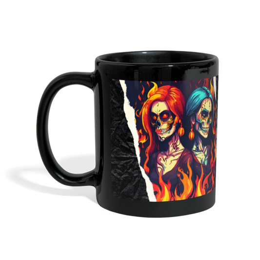 Skull Couple Hot Sister‘s - Schwarz