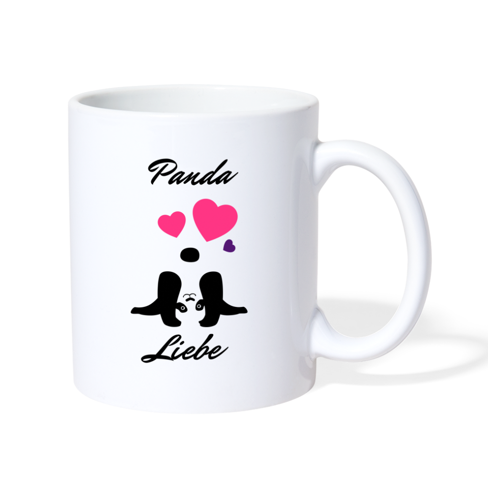 Panda Liebe - weiß